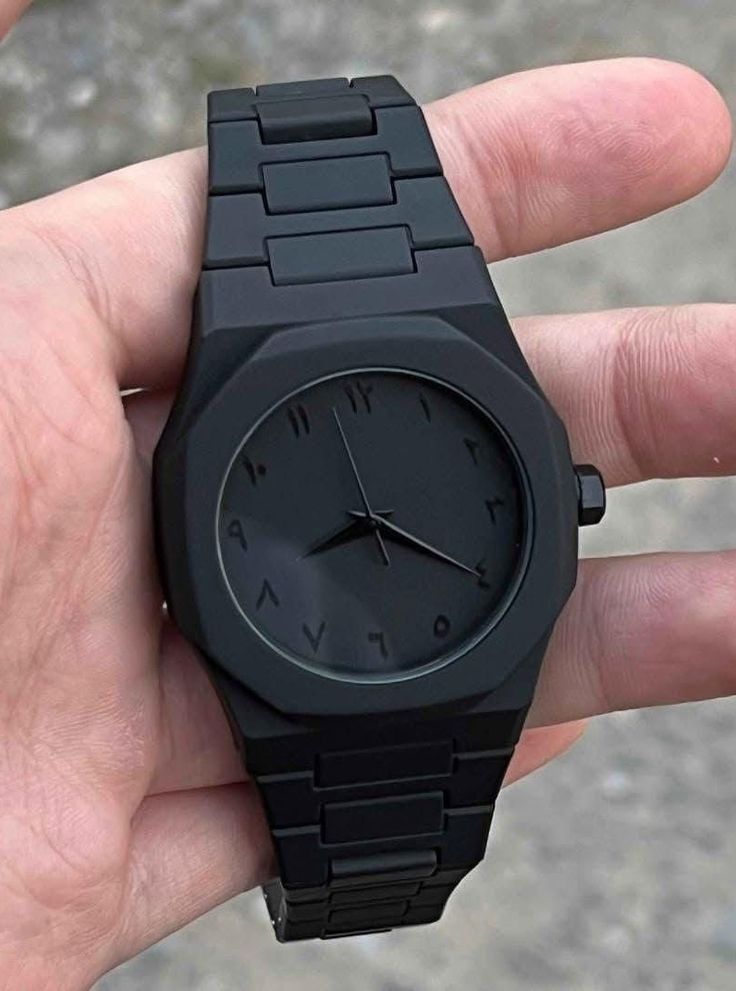 Luxury Arabic Dial Stainless Steel Watch for Men