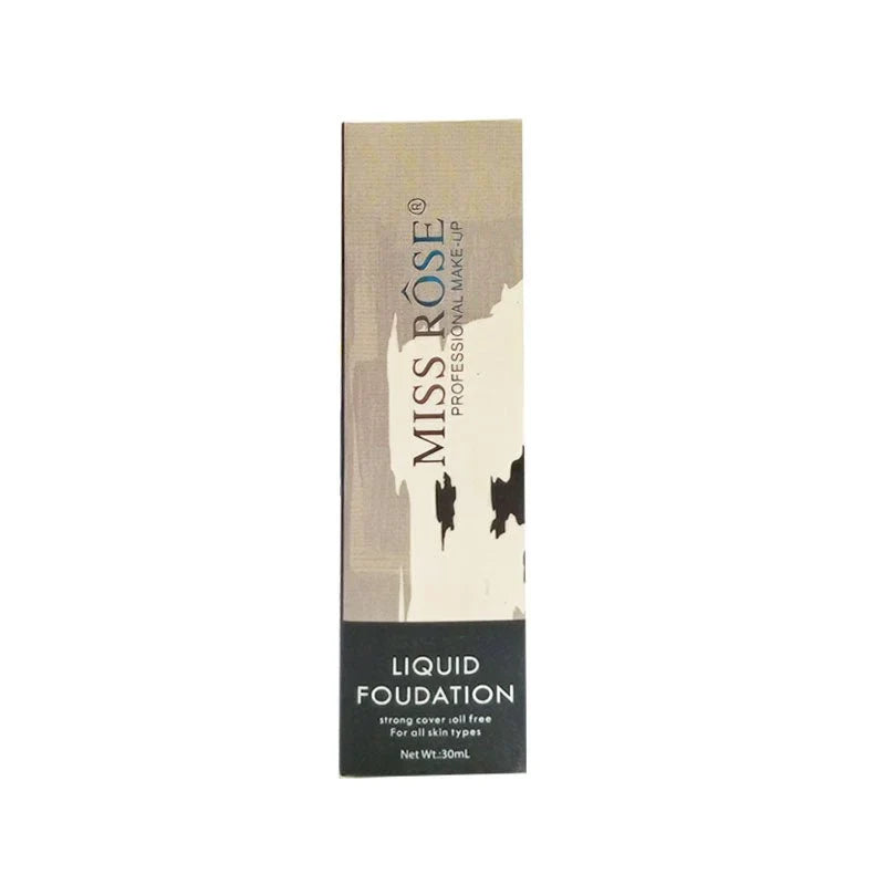 Miss Rose Professional Liquid Foundation – Natural Finish & Long Lasting 💄