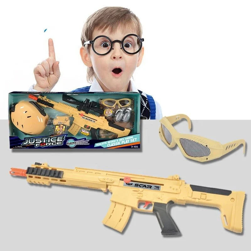Police Gun Toy for Kids | Light & Sound Action Play Gun Set UAE