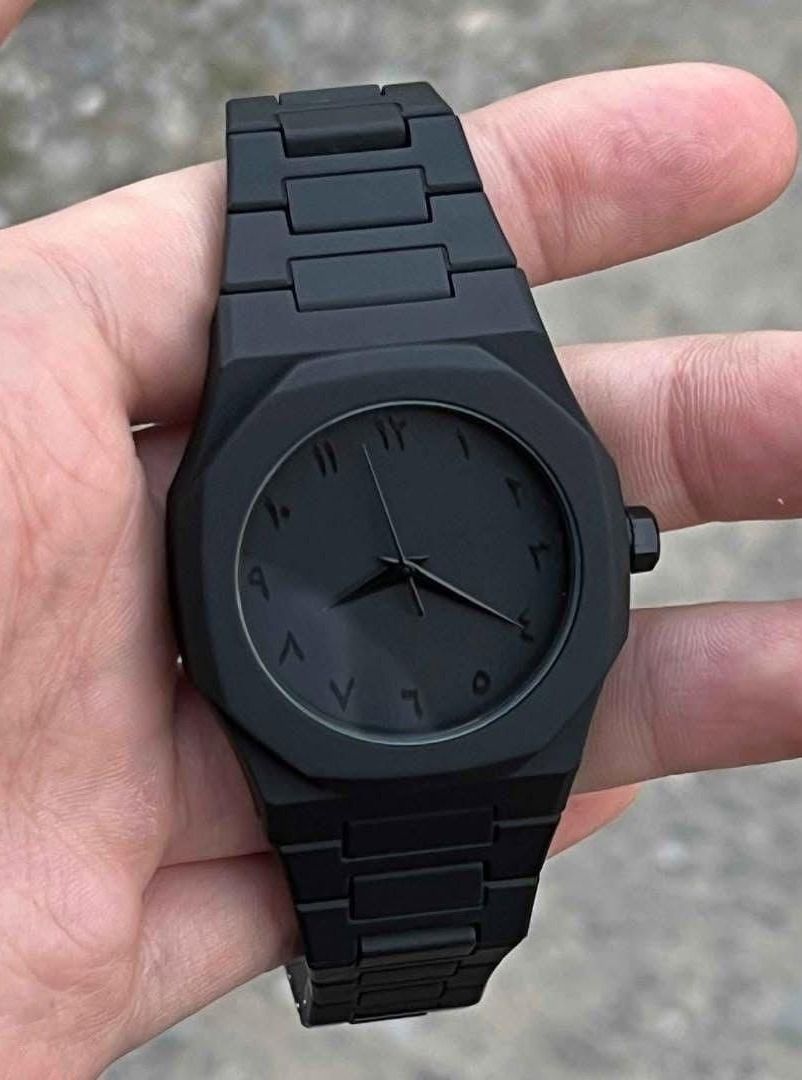 Luxury Arabic Dial Stainless Steel Watch for Men