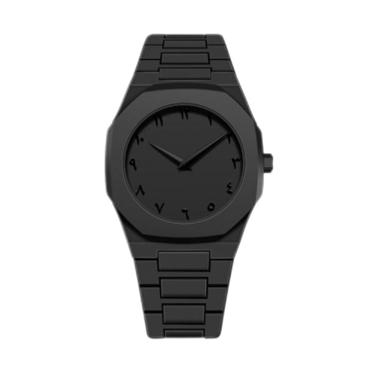 Luxury Arabic Dial Stainless Steel Watch for Men