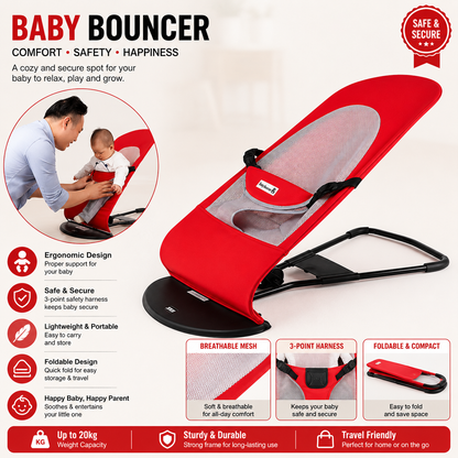 Baby Sitter Jumping – Adjustable Baby Bouncer & Jumper Seat