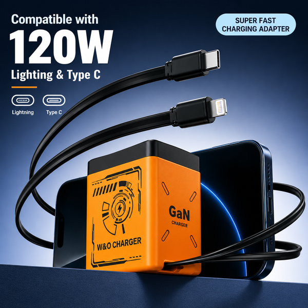 Portable Gan Flash Fast Charger | شاحن سريع محمول GaN