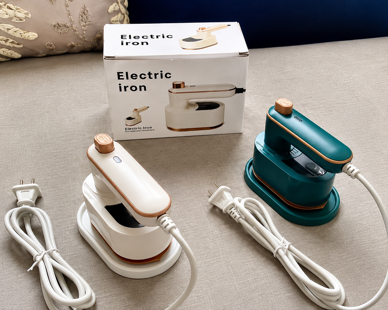 Portable Mini Steam Iron – Foldable Travel Iron for Wrinkle-Free Clothes