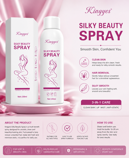 Silky Beauty Hair Spray – Smooth, Shine & Frizz Control | سيلكي بيوتي سبراي للشعر