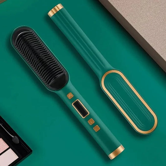 Electric Hair Straightening Brush | Fast Heating Electric