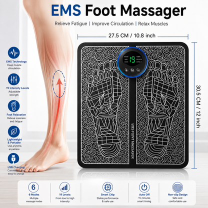 EMS Foot Massager Mat | سجادة تدليك القدمين بتقنية EMS