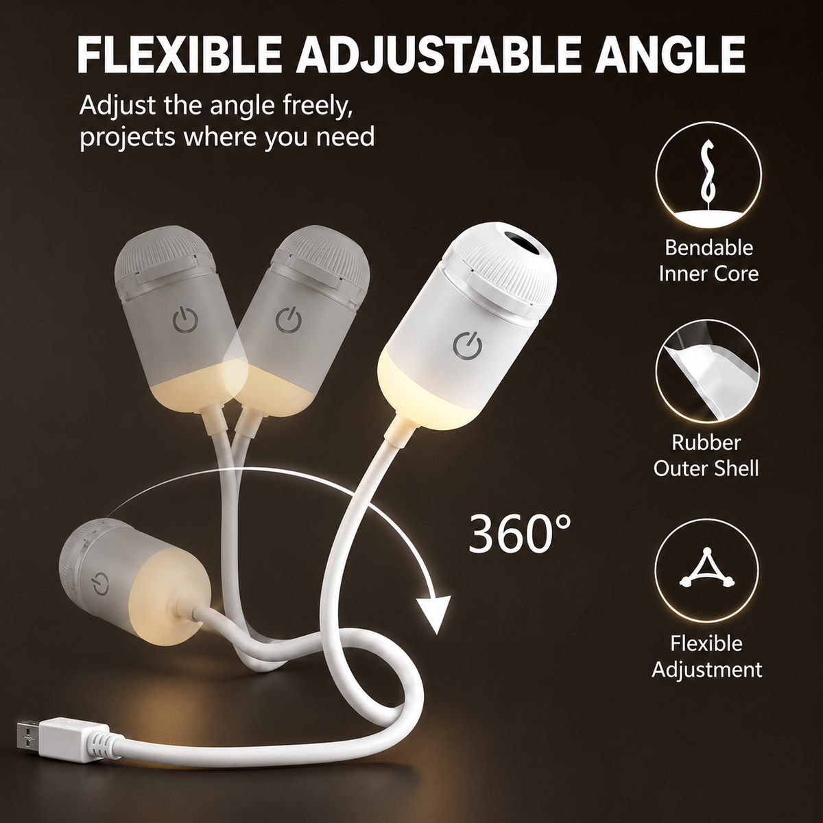 Portable Mini USB Starry Sky Projection Lamp | مصباح إسقاط سماء نجمية محمول USB