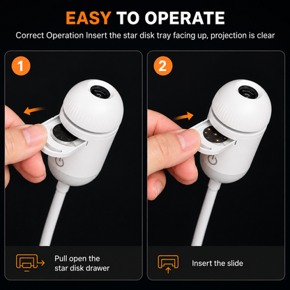 Portable Mini USB Starry Sky Projection Lamp | مصباح إسقاط سماء نجمية محمول USB