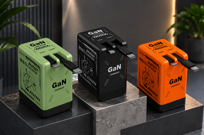 Portable Gan Flash Fast Charger | شاحن سريع محمول GaN