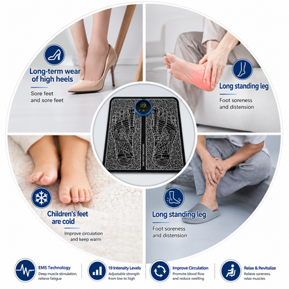EMS Foot Massager Mat | سجادة تدليك القدمين بتقنية EMS