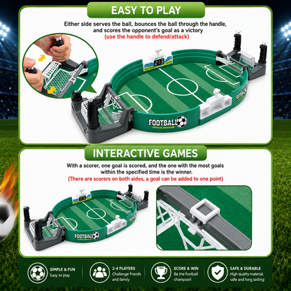 Mini Football Table Game – Foosball Tabletop Set | طاولة كرة قدم مصغرة