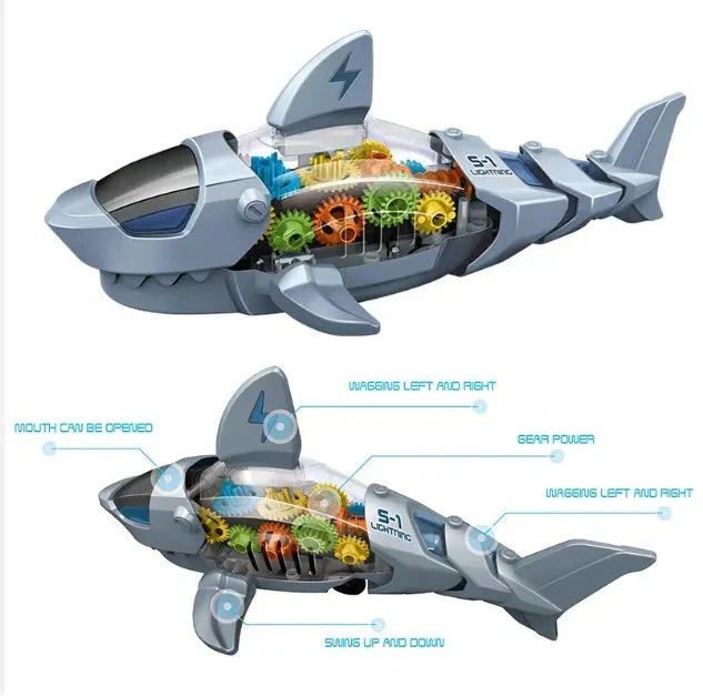 Universal Shark Toy with Light | LED Musical Swimming Shark Toy for Kids UAE 🦈💡